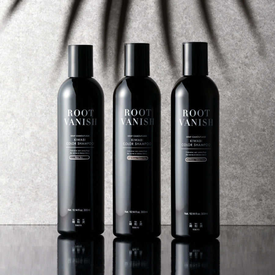 【新品】綺和美ヘアカラーシャンプー ブラック 2本 カラー シャンプー 白髪染め | ROOT VANISH カラー 長持ち